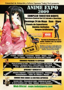 Anime Expo Todaiji 2009 - flyer2